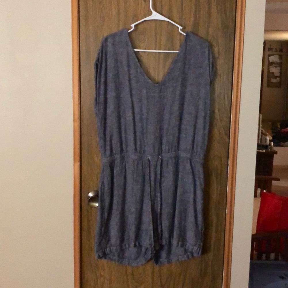 Size Large denim Old Navy short romper